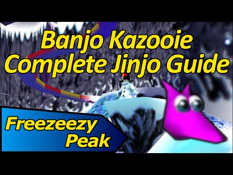 How to Collect all Jinjos on Freezeezy Peak - Banjo Kazooie Complete Jinjo Guide