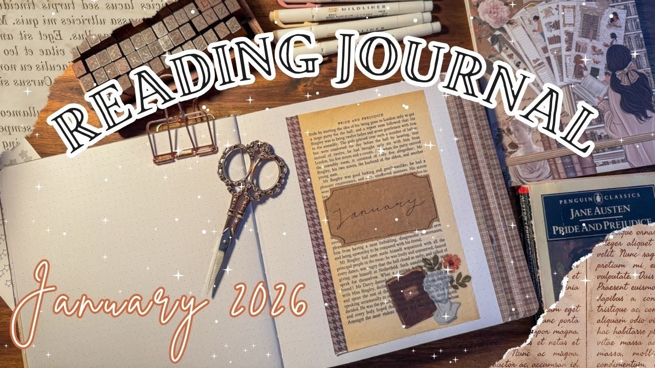 Chatty January Reading Journal Setup | 2026