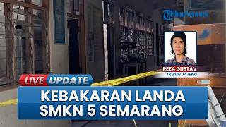 Diduga Korsleting Listrik, Api Membakar 2 Laboratorium SMKN 5 Semarang, Puluhan Komputer Hangus
