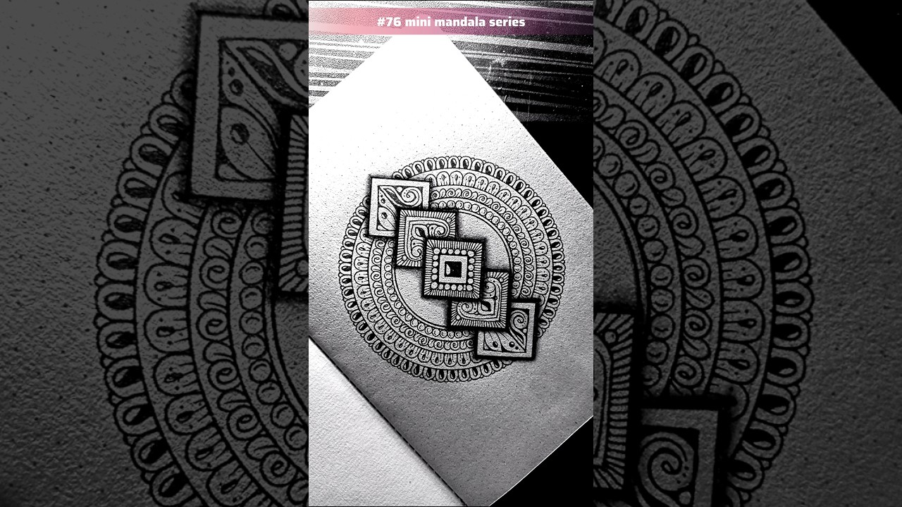 Sacred geometry mandala drawing ✍🏻 | How to draw geometric patterns step by step for BEGINNERS 📐🎨