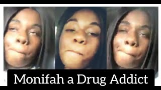 J4K 2020: MONIFAH HIGH ON DRUGS STRUNG OUT LIKE a CRACKHEAD LIVE on FB ((EXCLUSIVE))
