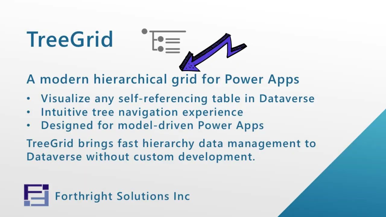 TreeGrid PCF Introduction - Hierarchical Data Control for Power Apps