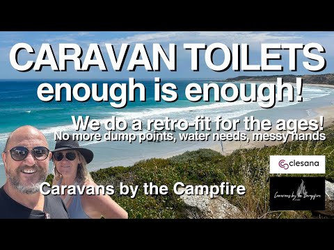 Watch us install the coolest Caravan Toilet Ever - We retrofit the Clesana