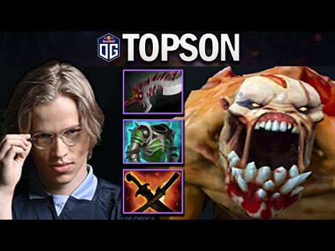 OG.TOPSON LIFESTEALER WITH 18 KILLS - DOTA 2 7.28 GAMEPLAY