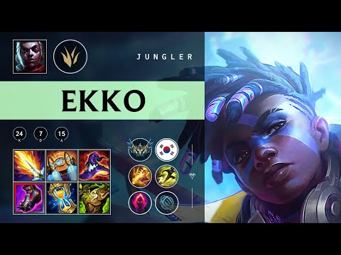 Ekko Jungle vs Diana - KR Challenger Patch 25.22