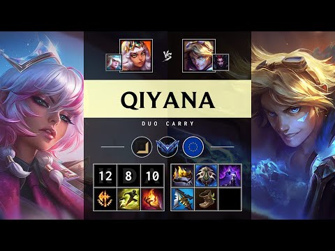 Qiyana ADC vs Ezreal - EUW Diamond Patch 25.20
