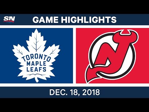 NHL Highlights | Maple Leafs vs. Devils - Dec 18, 2018