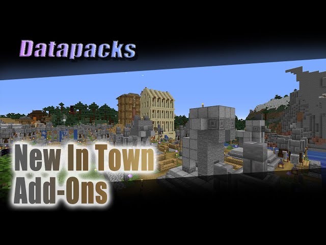 Skunkmunkee's Aesthetics Add-On for New In Town Minecraft Data Pack