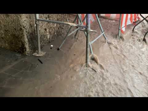 Markt Berchtesgaden 17.07.2021 Starkregen Landunter