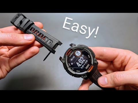 Changing Straps on Garmin Instinct 3 - How to Remove & Change Bands