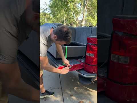 Truck Tailgate Strap Tie Down Hack Easy Secure Cargo Tip