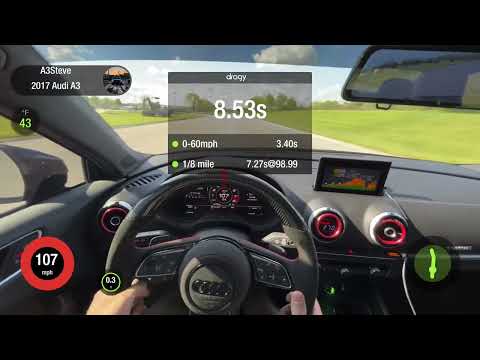 Garrett GT2260s Turbo Audi A3/S3 8V Street 1/4 Mile Traps 125 mph