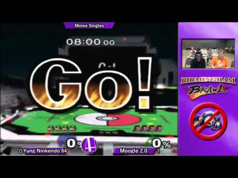 Birmingham Brawl 4 Melee Singles - NinKenDo64 (Falco, Mario) vs. M00gle (Gannon)