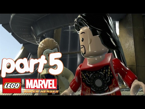 LEGO Marvel Super Heroes gameplay Walkthrough - Part 5 Mandarin ( Rebooted, Resuited )