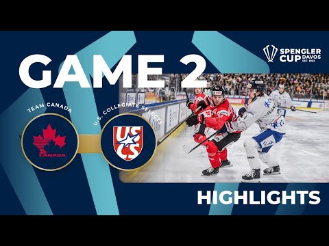 Highlights | Team Canada vs. U.S. Collegiate Selects | Game 2 | Spengler Cup Davos 2025