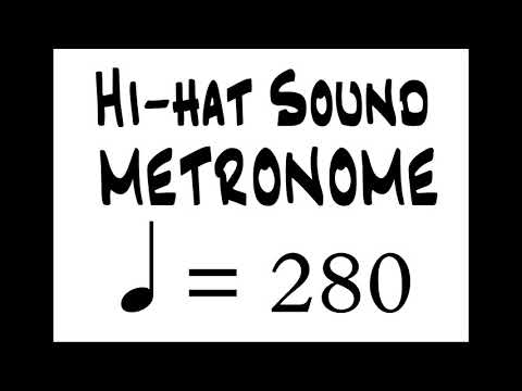 BPM 280 Hi Hat Sound Metronome