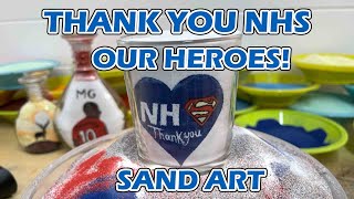 Download lagu NHS Heroes! Thank you Sand Art timelapse - Sand Art | Sand Art Bottle | Coloured Sand | Sandscape mp3