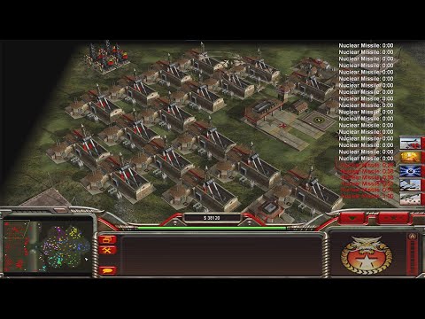 CHINA NUKE - Command & Conquer Generals Zero Hour - 1 vs 7 HARD Gameplay - Last Stand
