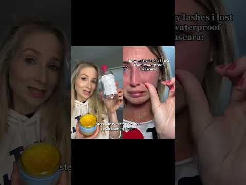 Dermatologist Tip: How To Remove Waterproof Mascara #shorts