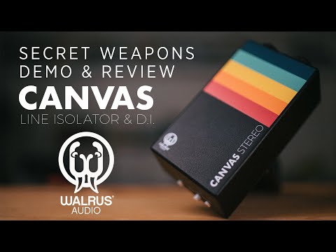 Walrus Audio Canvas Mono Line Isolator Direct Box 2022 - Present - Black w/ Rainbow Graphic image 9