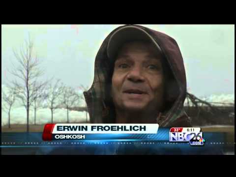 Ice Shoves Invade West Coast of Lake Winnebago