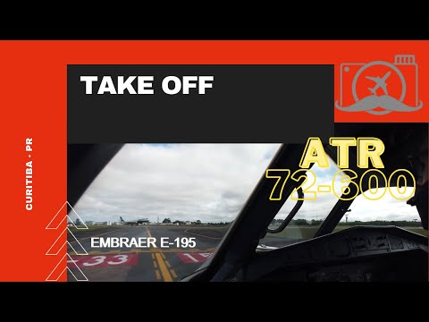 37 - Takeoff in pilot view from cockpit in Curitiba SBCT CWB - ORIGINAL SOUNDS with ATC
