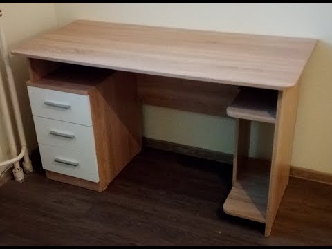 Как собрать Стол компьютерный ГАРВАРД 130 3ящ