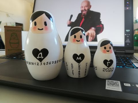 Миниатюра изображения товара Матрешка сувенирная Брестская Фабрика Сувениров Календарь / nest_calendar