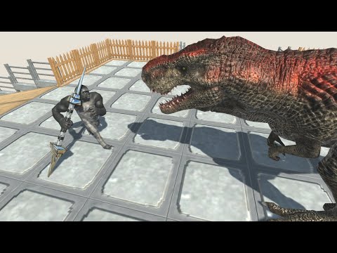 Double Bladed Sword Ape vs ALL UNITS in Sky Animal Revolt Battle Simulator