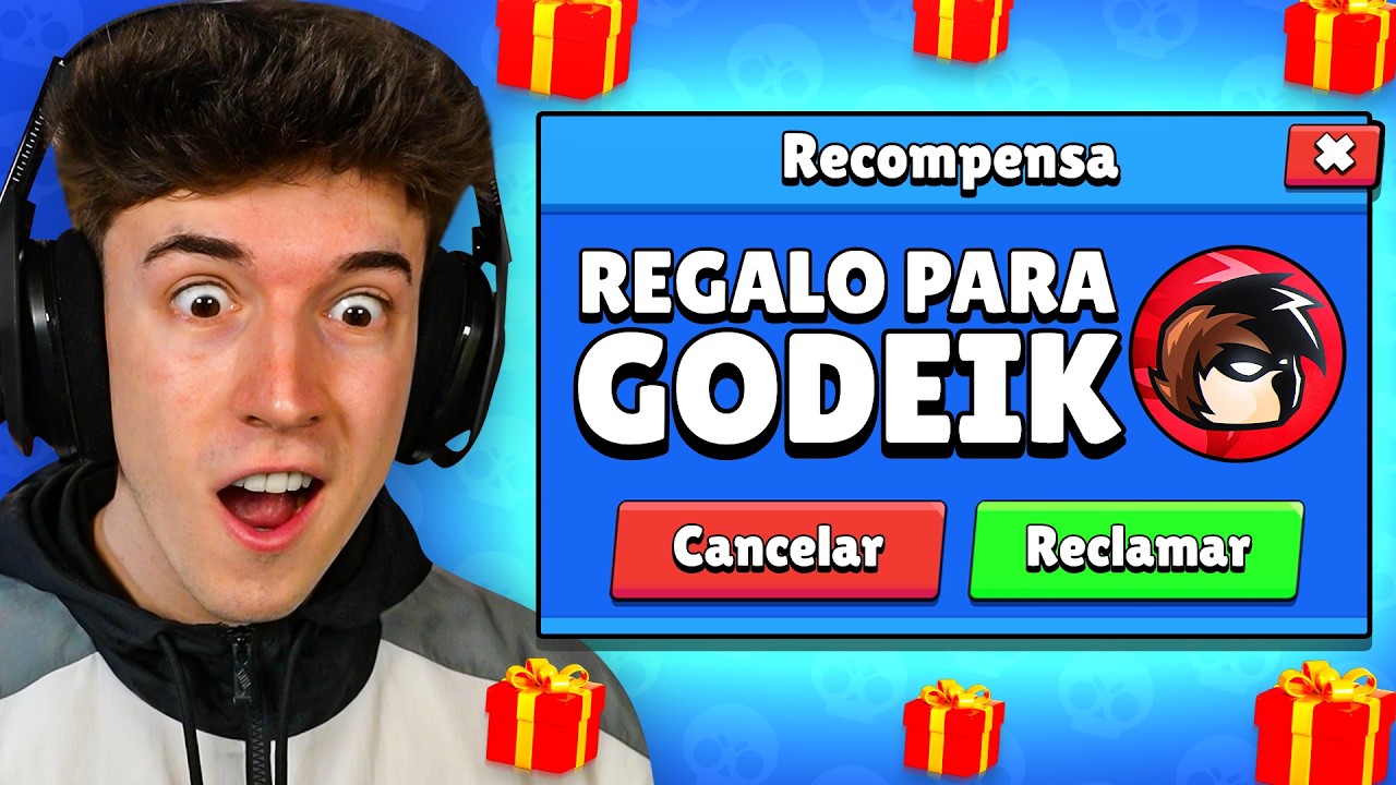 BRAWL STARS ME HACE un REGALO EXCLUSIVO POR SER GODEIK