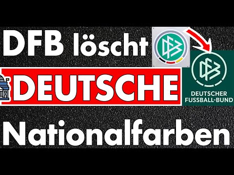 DFB removes black-red-gold from logo!