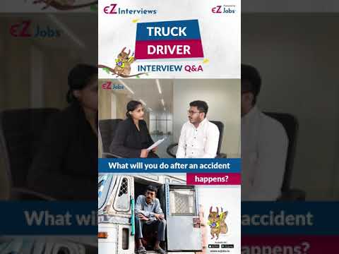 Truck Driver Interview Questions and Answers in English-What will you do after an accident happens?