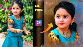 oil paint face smooth editing  PicsArt oil paintin