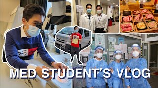 OPH👀 眼科 VLOG/ 初嘗⭕️⭕️手術 考試後生活 疫苗💉接種🩸 | MEDI.CUE