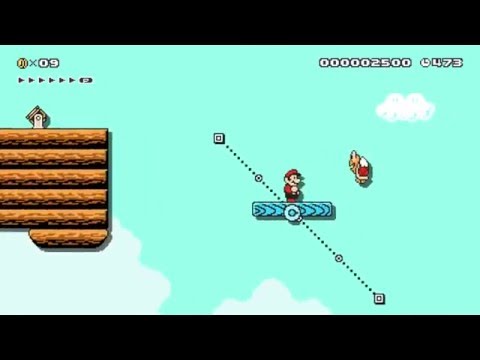 Super Mario Maker - A Big Airship Level