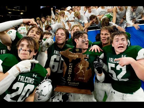 2022 MHSAA D6 Football Finals: Grand Rapids West Catholic 59 vs Negaunee 14 (November 25, 2022)