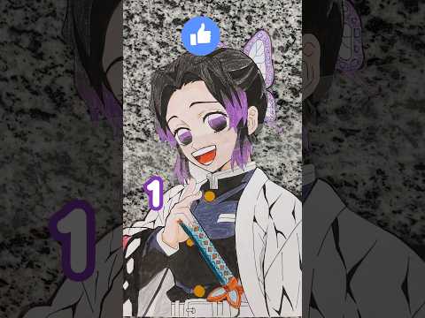 which one is correct for SHINOBU 😊 - DEMON SLAYER #shrots #drawing #demonslayer
