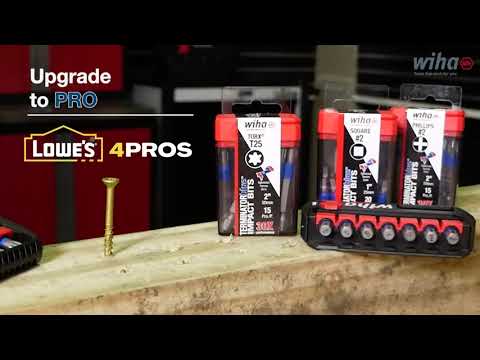 Wiha Terminator Blue Impact Bits - Now Available at Lowe's