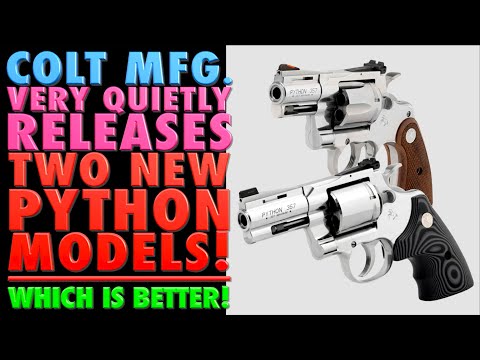 Colt Quietly Released Two New Python Models! Which is Better?