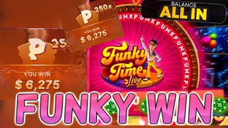 RARE BIG WIN ON FUNKY TIME TODAY | CRAZY TIME 2.0