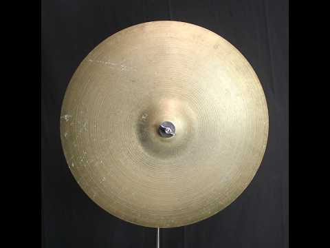 Vintage Zildjian 20" 1960's A Ride - 2017g (video demo) image 5