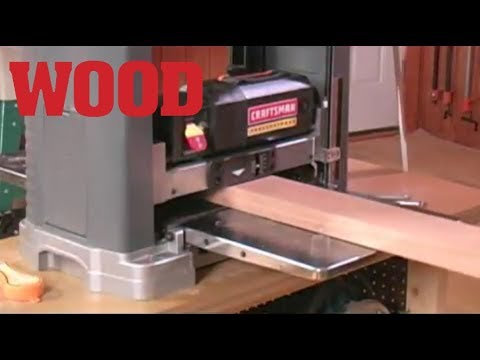 How To Adjust Your Planer To Eliminate Sniping - WOOD magazine