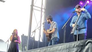 Mo Pitney &quot;BOY AND A GIRL THING&quot;, Emily Pitney (wife) &amp; Blake Pitney.  Rockton, Illinois June 18, 23