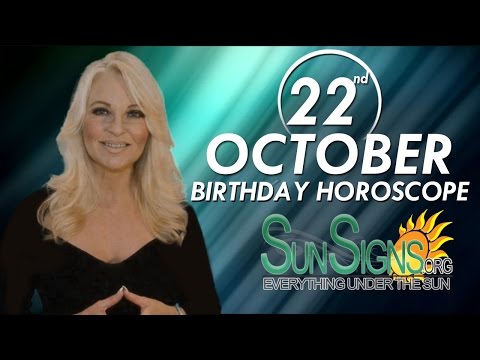October 22nd Zodiac Horoscope Birthday Personality - Libra - Part 1