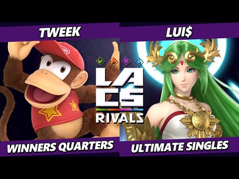 LACS Rivals - Tweek (Diddy Kong) Vs. Lui$ (Palutena) Smash Ultimate - SSBU