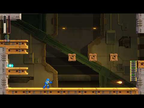 Mega Man 11 hidden full charge shot by power gear!?