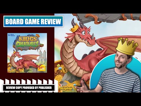 Kings and Creatures: card drafting with a turn order twist.