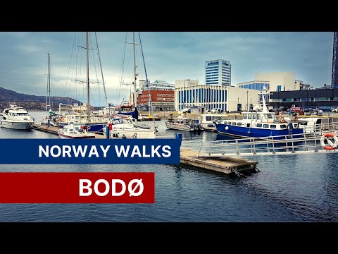 Norway Walks 4K: Bodø - A Walking Tour of Northern Norway's Second Biggest City