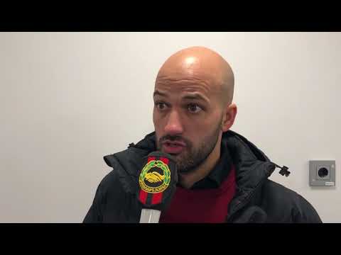 Luis Pimenta efter segern mot Dalkurd i Svenska Cupen