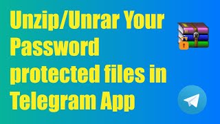 How to unzip password protected archive in Telegram